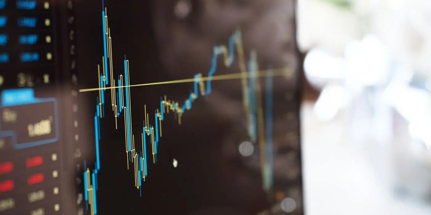 A financial chart displayed on a trading screen