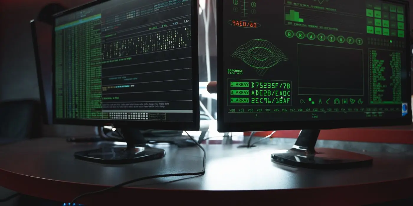 Terminal screen during a network security exercise